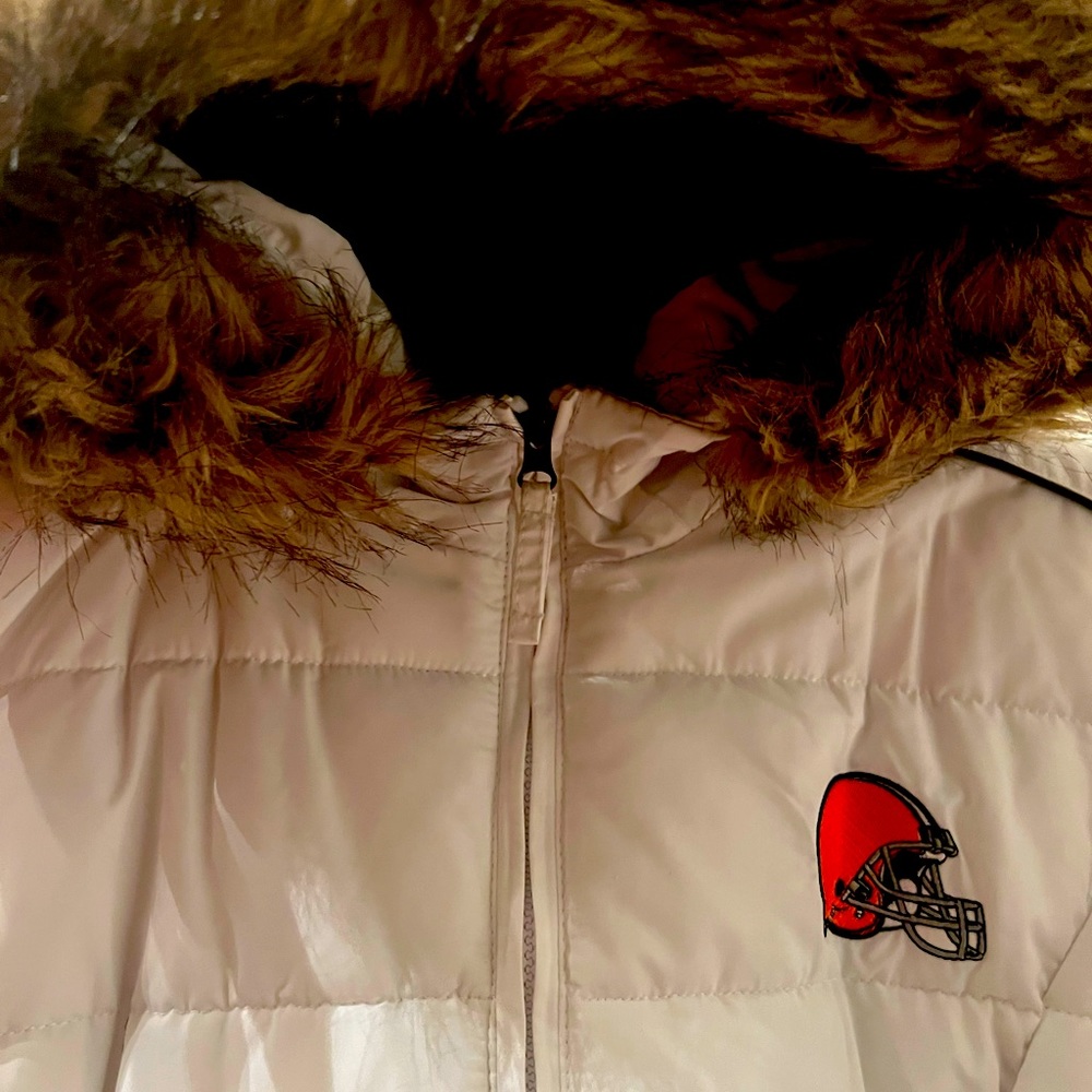 Cleveland Browns Puffer Jacket - Long